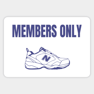 New Balance Parody Members Only Magnet